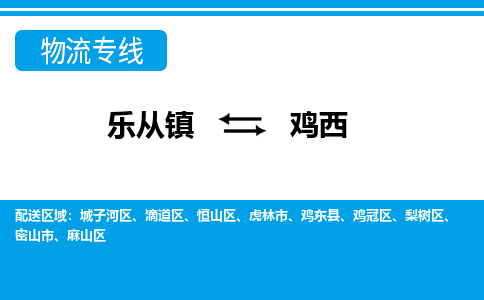 乐从镇到鸡西鸡东县物流专线-乐从镇到鸡西鸡东县货运-乐从到东北物流