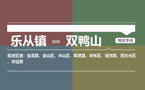 乐从镇到双鸭山物流专线|双鸭山到乐从镇货运，专车专线直达