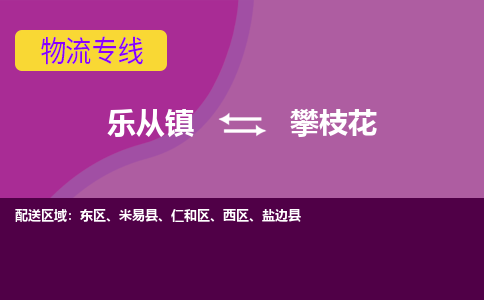 乐从镇到攀枝花物流专线|攀枝花到乐从镇货运，专车专线直达