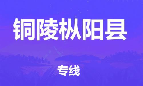 乐从镇到铜陵枞阳县物流专线-乐从镇至铜陵枞阳县运输公司-乐从到华东物流