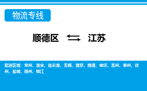 顺德区到江苏物流专线-顺德区至江苏货运,顺德区到江苏物流专线