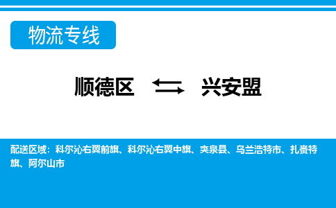 顺德区到兴安盟物流专线-顺德区至兴安盟货运,顺德区到兴安盟货运物流