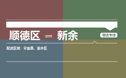 顺德区到新余物流专线-顺德区至新余货运,顺德区到新余货运物流