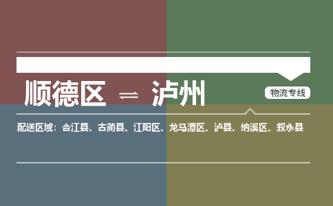 顺德区到泸州物流专线-顺德区至泸州货运,顺德区到泸州货运物流