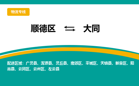 顺德区到大同物流专线-顺德区至大同货运,顺德区到大同货运物流