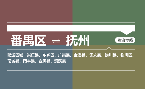 番禺区到抚州物流专线-番禺区至抚州货运,番禺区到抚州货运物流-番禺货运物流