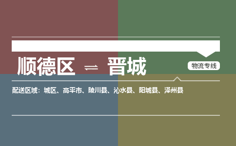 顺德区到晋城物流专线-顺德区至晋城货运,顺德区到晋城货运物流