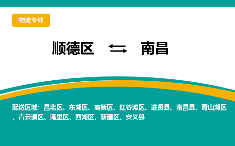 顺德区到南昌物流专线-顺德区至南昌货运,顺德区到南昌货运物流