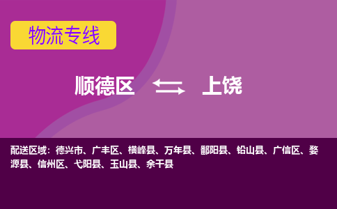 顺德区到上饶物流专线-顺德区至上饶货运,顺德区到上饶货运物流