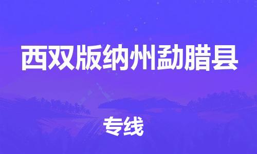 顺德区到西双版纳州勐腊县物流专线-顺德区至西双版纳州勐腊县货运,顺德区到西双版纳州勐腊县货运物流