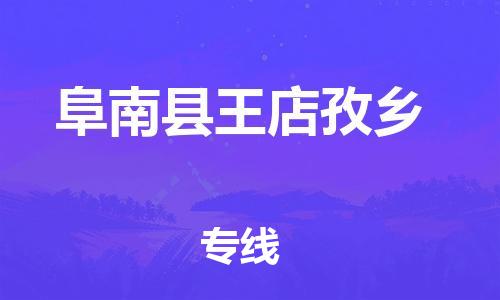 乐从镇到阜南县王店孜乡物流专线-乐从镇至阜南县王店孜乡运输公司-乐从到华东物流