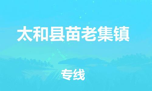 番禺区到太和县苗老集镇物流专线-番禺区至太和县苗老集镇运输公司-番禺到华东物流