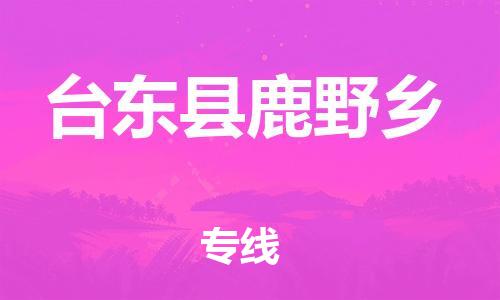 乐从镇到台东县鹿野乡物流专线-乐从镇至台东县鹿野乡运输公司-乐从到华东物流